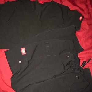 Dickies Xtreme Stretch scrub set. Small Petite